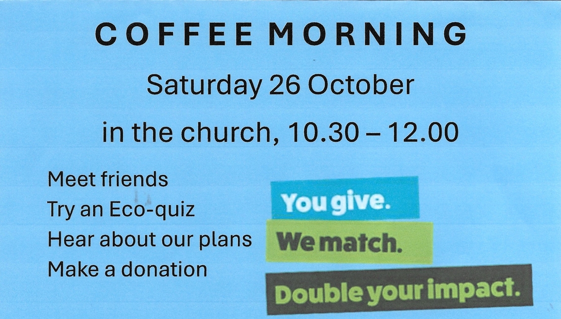 Coffee Morning G2GG Events St Luke's, Countess Wear A Church