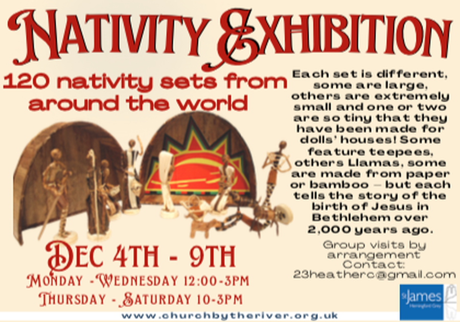 Nativity Exhibition comes to St James' Church Hemingford Grey News St Margaret of Antioch
