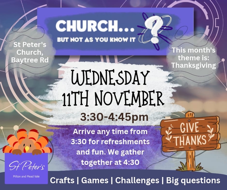Church... but not as you know it - News - St Peter's Church - A Church ...