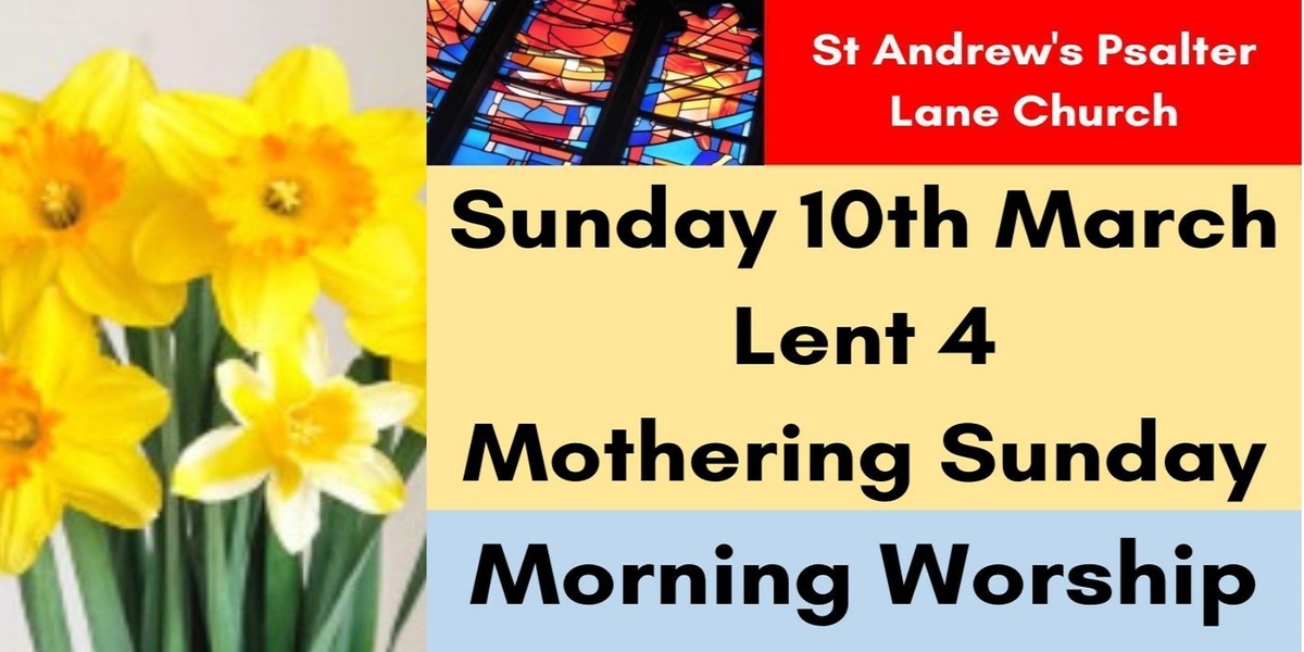 Morning Worship Events St Andrew's Psalter Lane Church A Church