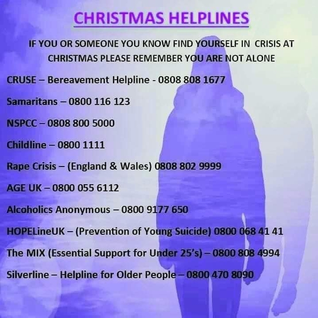 Christmas Helplines - News - The Parish Church of St Anietus St Neot ...