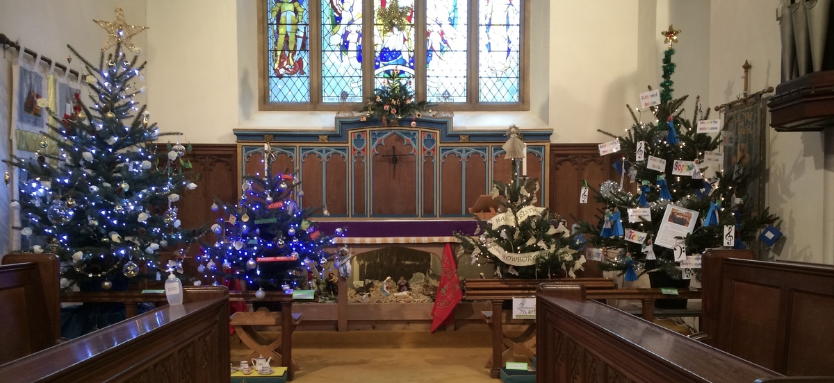 Christmas Tree Festival News St Michael & All Angels, Jarvis Brook