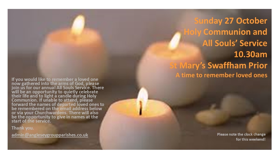 All Souls' Service News Bottisham Holy Trinity A Church Near You
