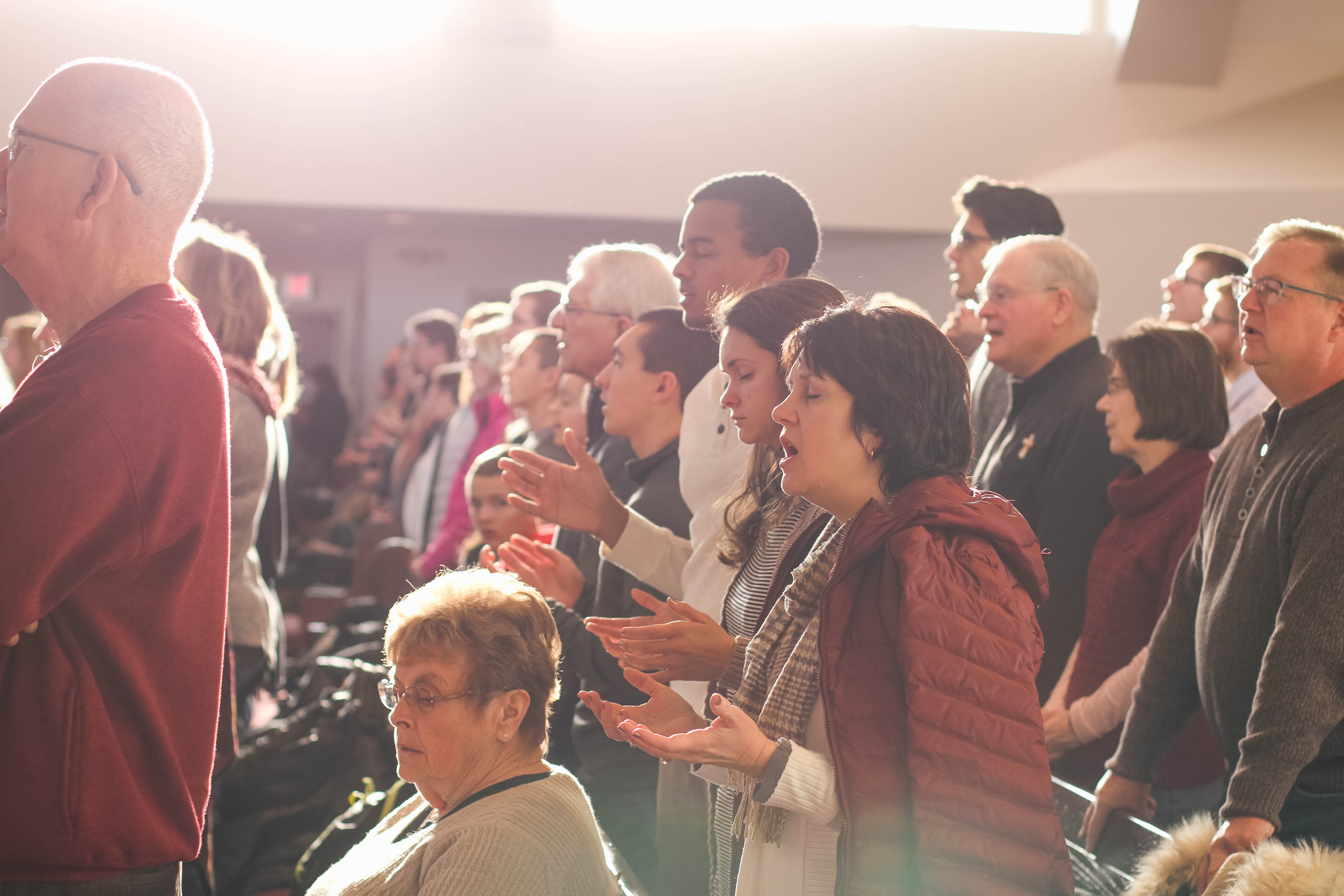 Morning Celebration in church