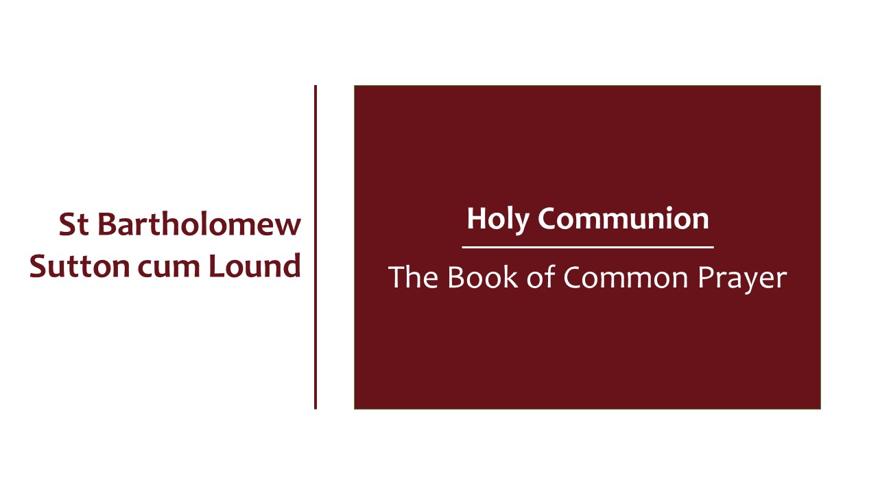 Holy Comminuion