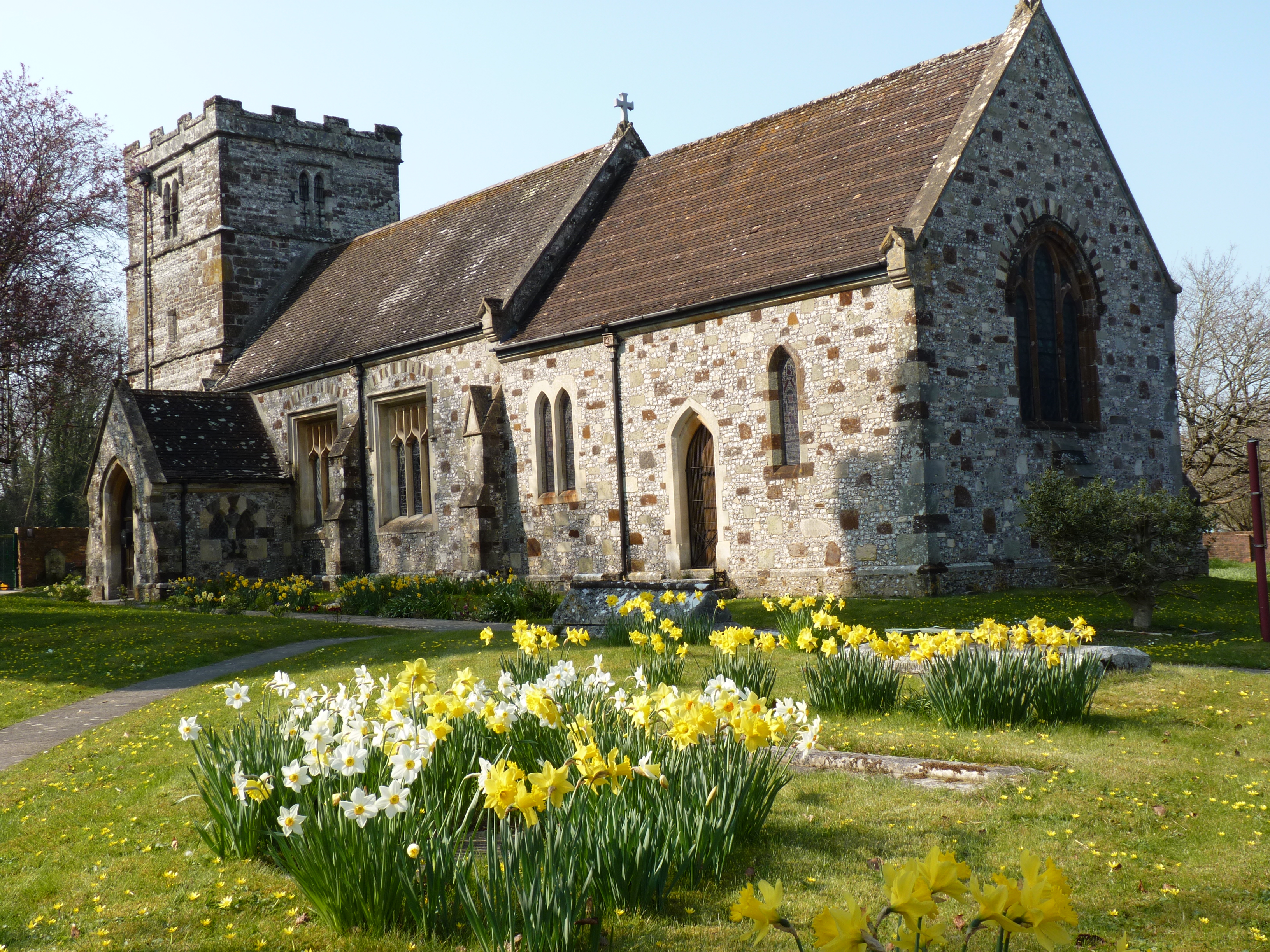 Coffee and cakes at St John Baptist church Spetisbury