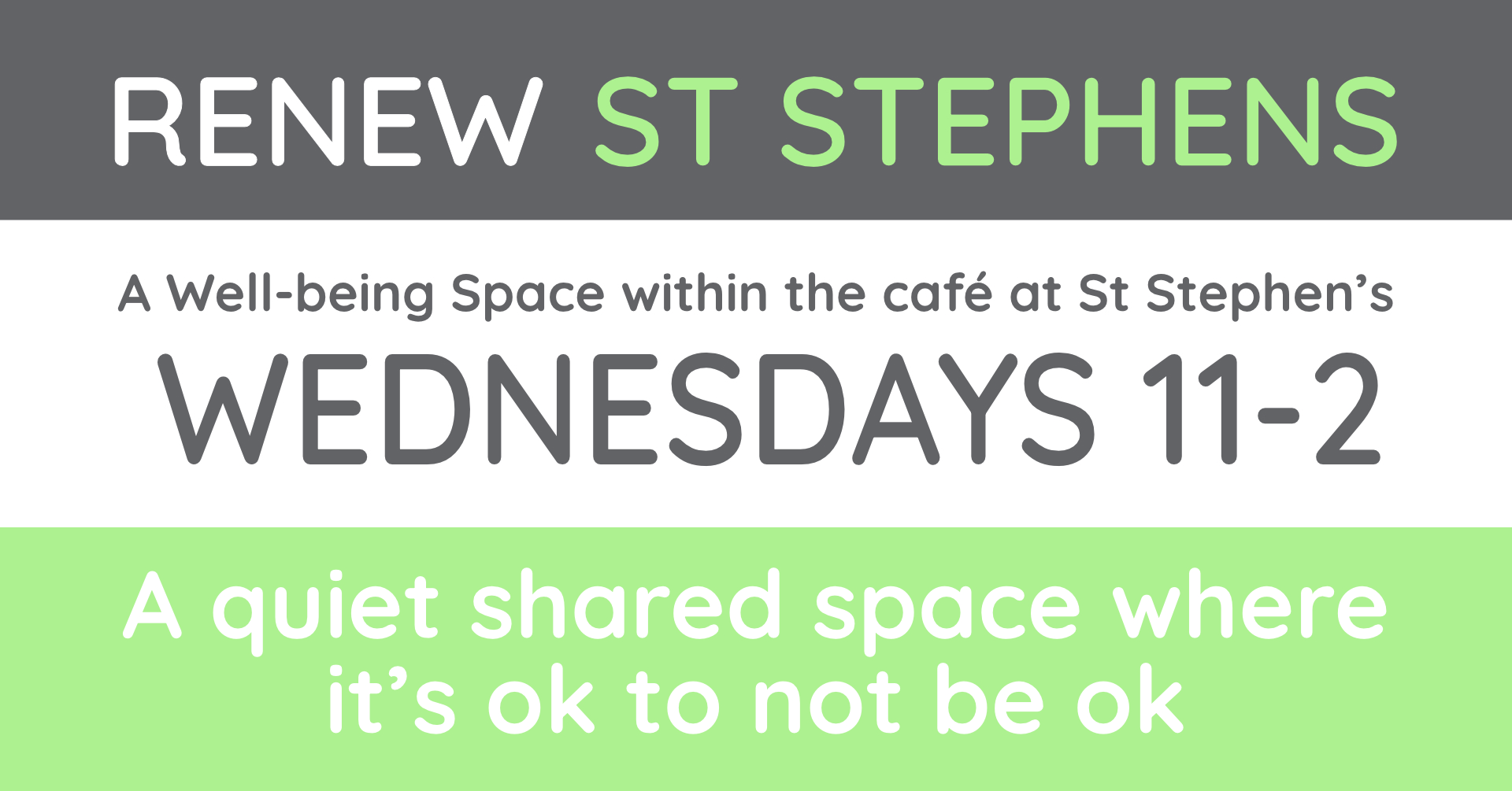 Renew Wellbeing at St Stephen's