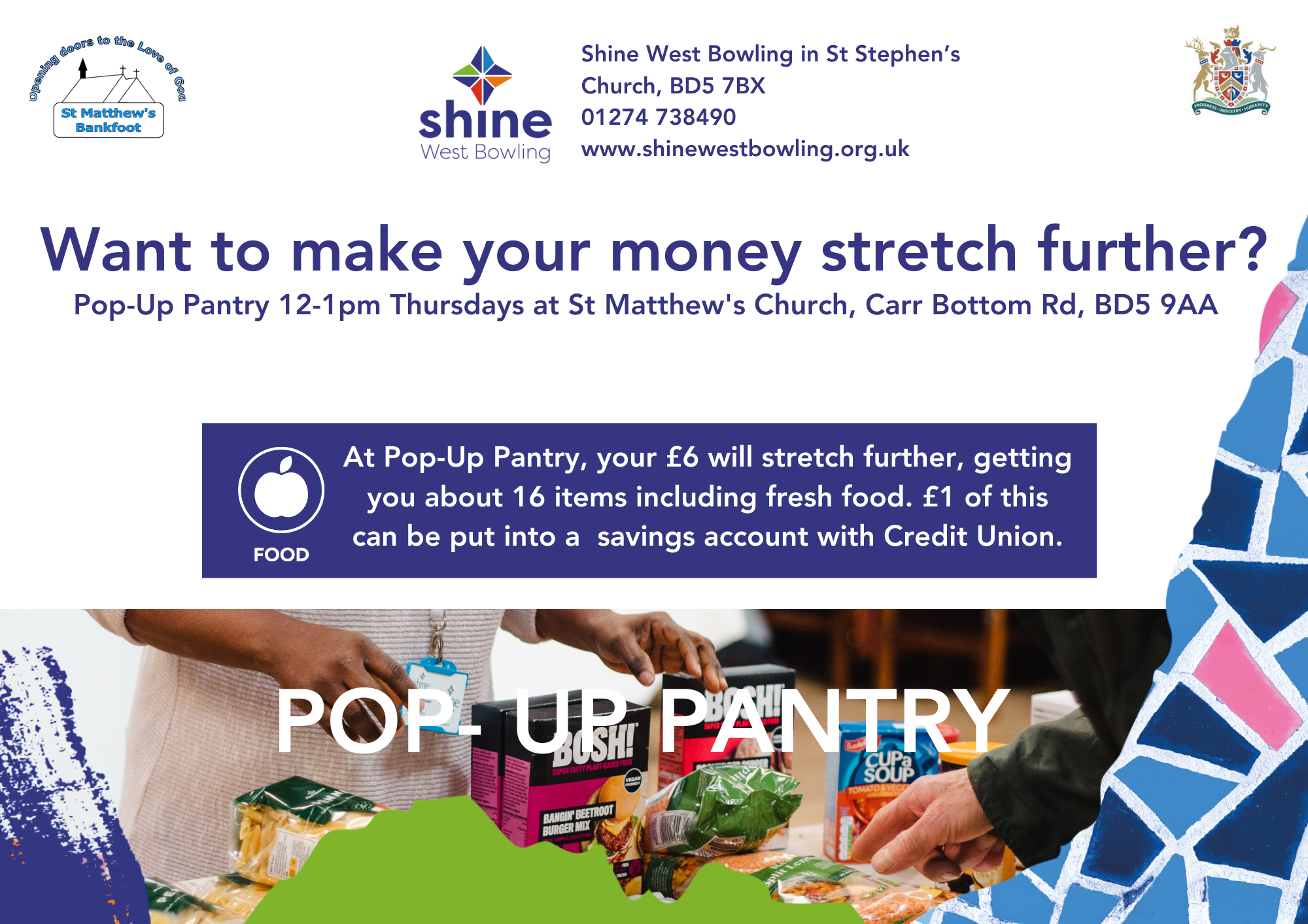 Pop Up Pantry and Welcome Space