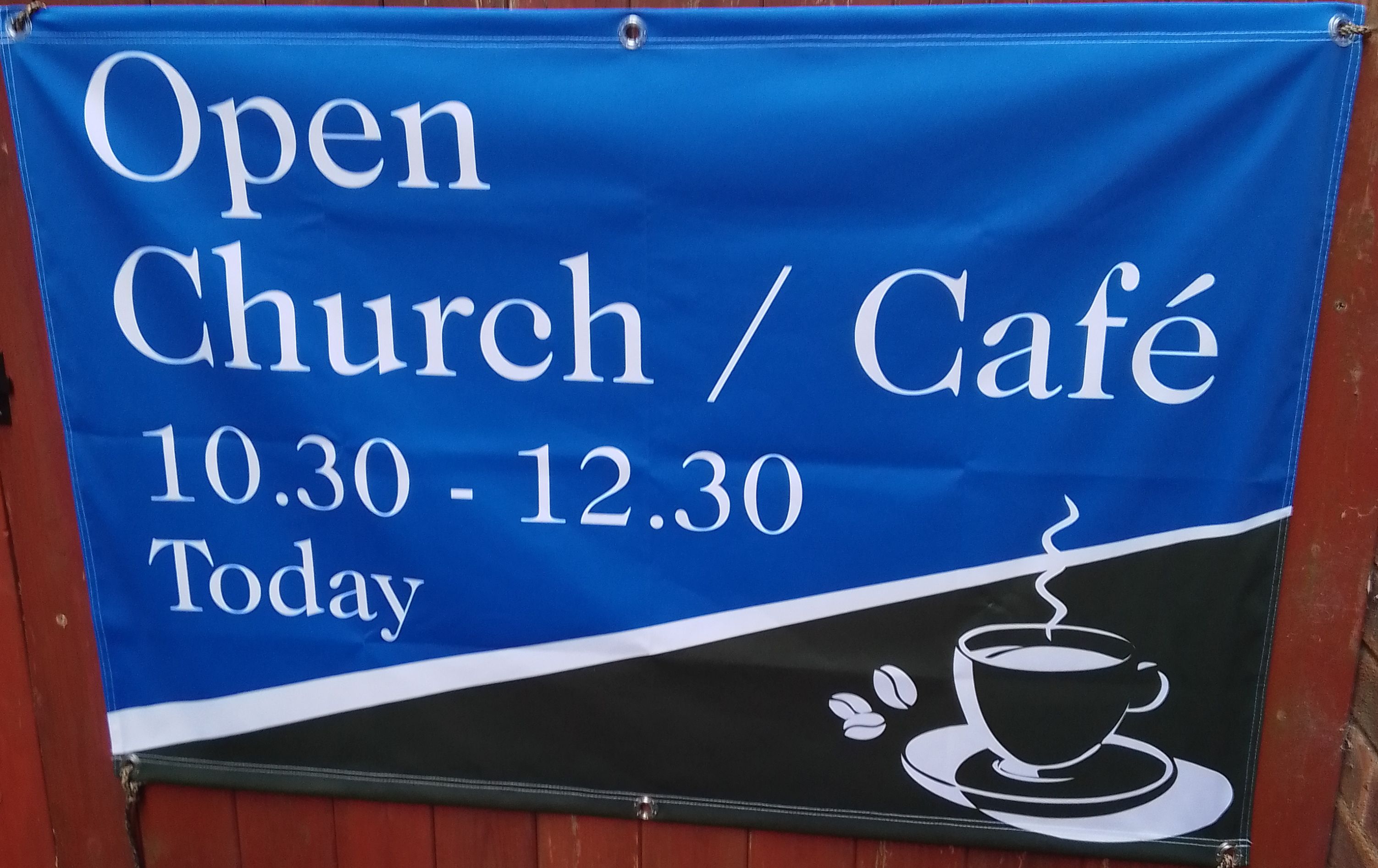 open church and cafe