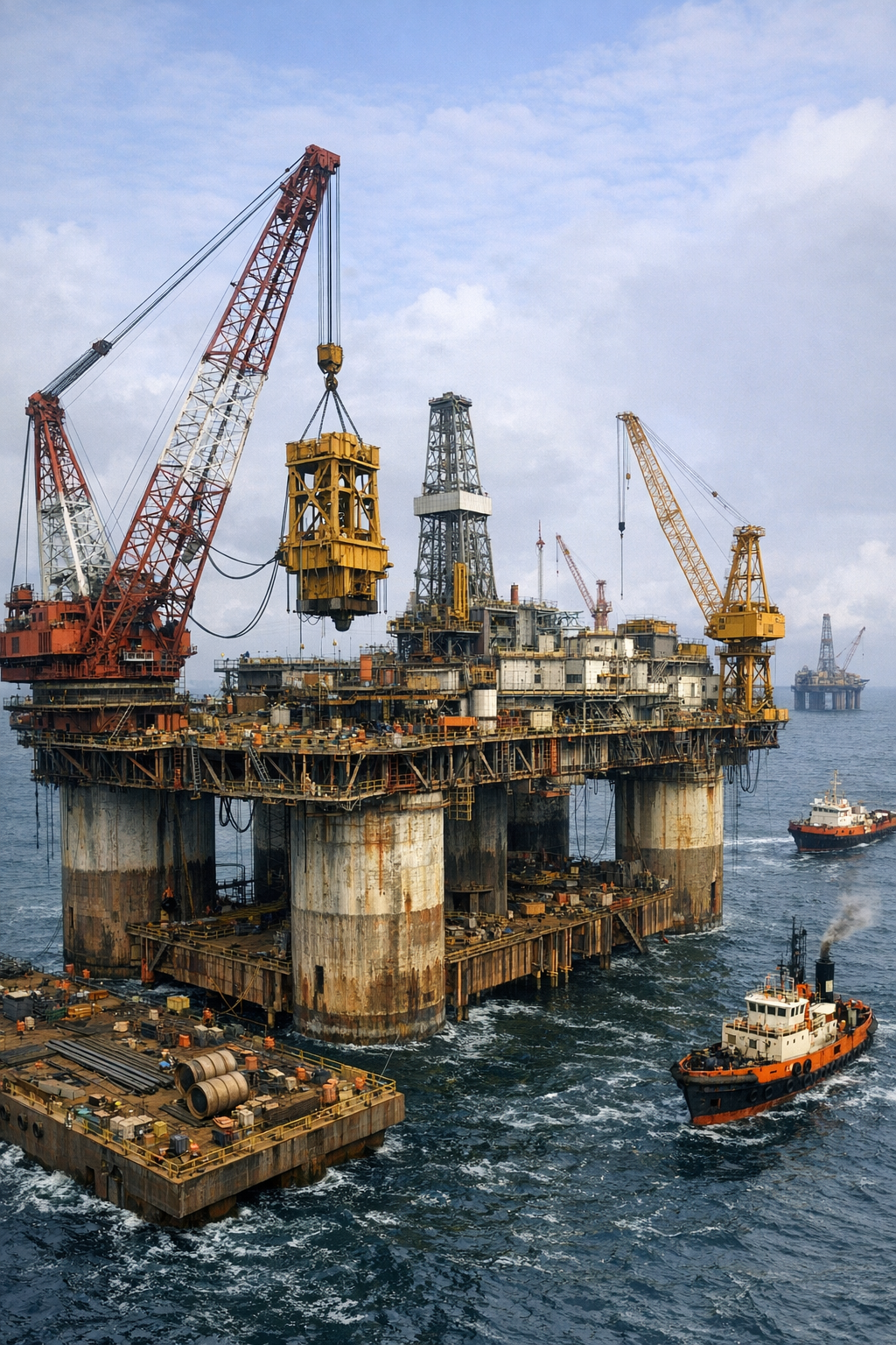 4 June Colegate talk - installing North Sea gas and oil platforms