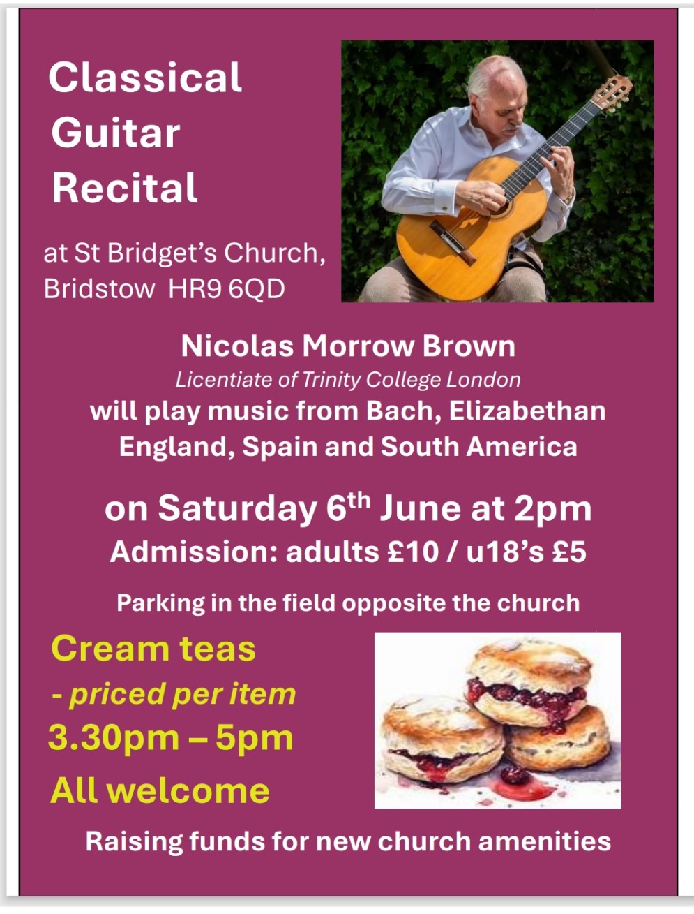 BRIDSTOW classical Guitar recital