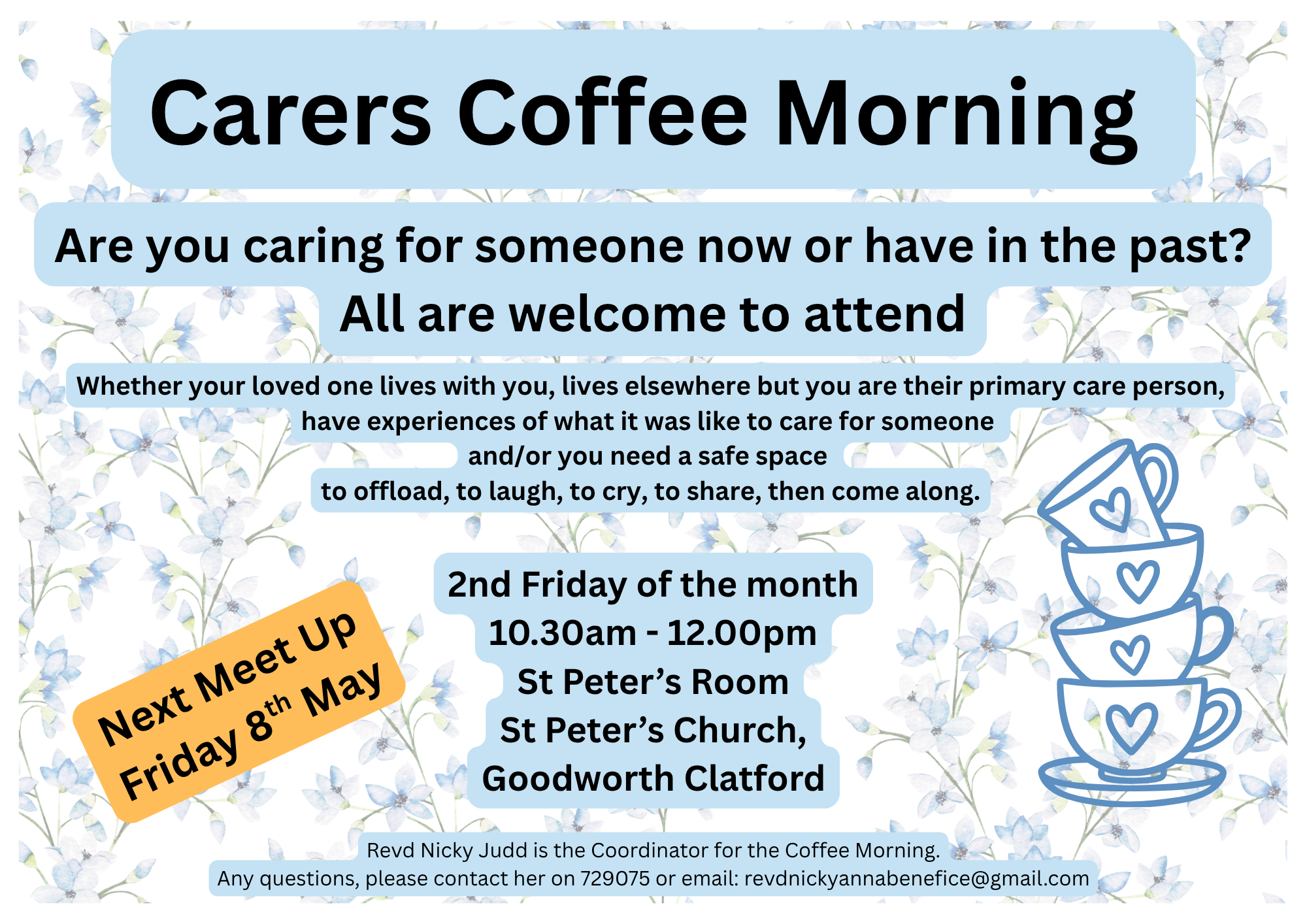 Carers Coffee Morning