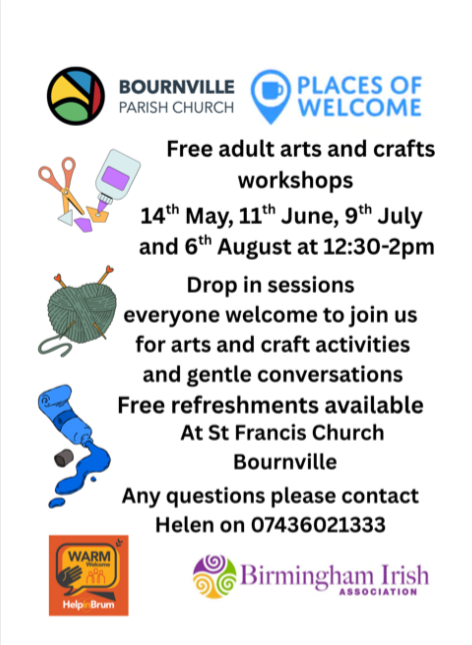 Arts and Crafts Workshops (free)