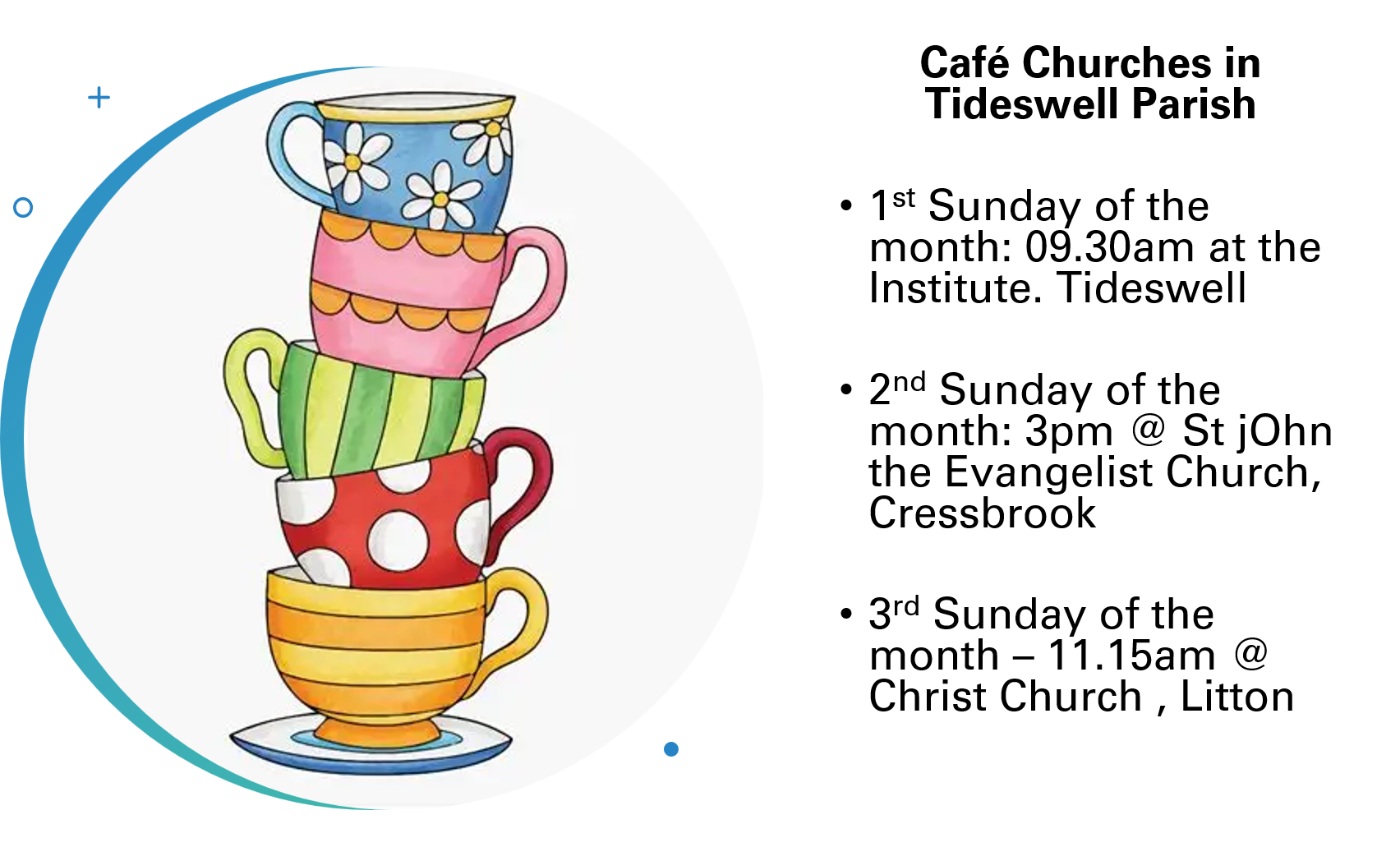 Cafe church on the third Sunday