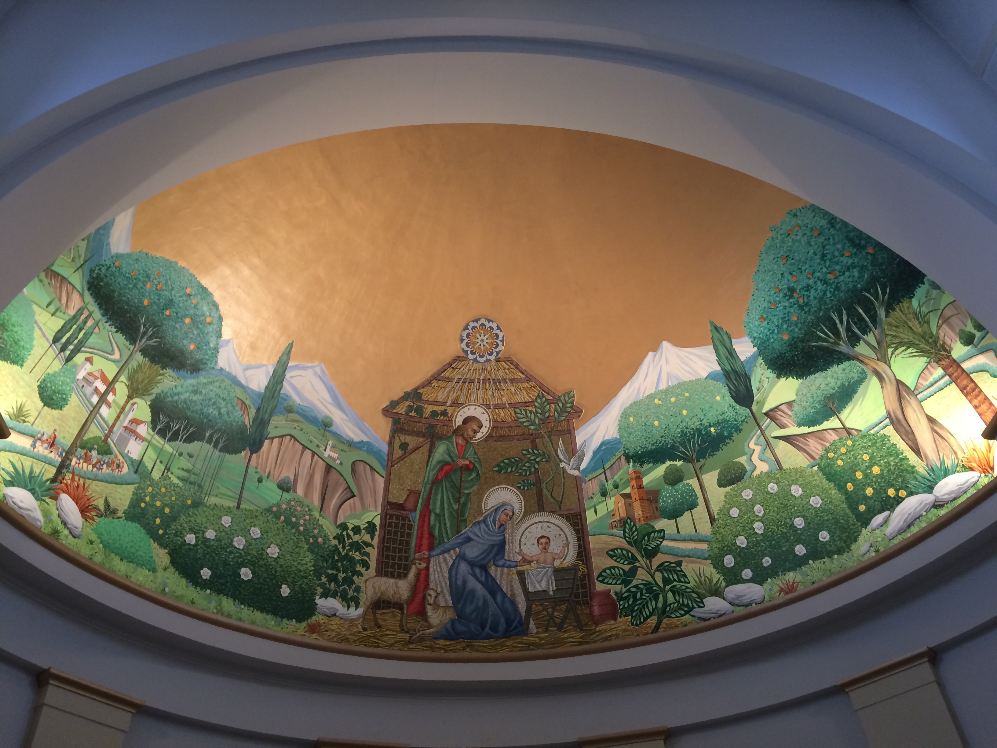 Art in Church: Holy Nativity's apse mural
